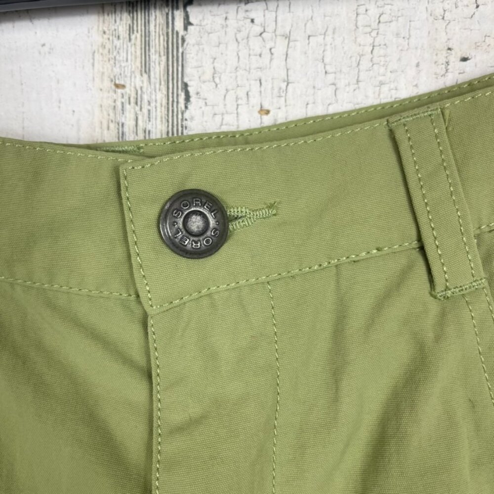 Sorel shorts green size 12‎ active outdoor hiking fishing quick dry sporty - Picture 2 of 6